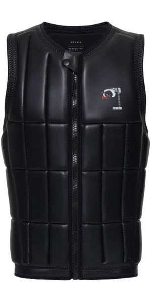 2026 Mystic Mens Anarchy Front Zip Wake Impact Vest 35005.240210 - Black